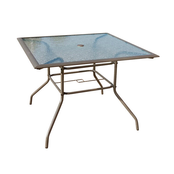 Square Glass Top Table - image 