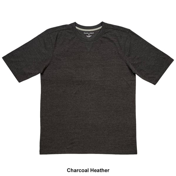 Mens Preswick & Moore Faux Suede Short Sleeve Pajama T-Shirt