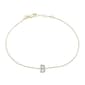 Diamond Classics&#40;tm&#41; 1/20ctw. Diamond Initial B Bracelet - image 1