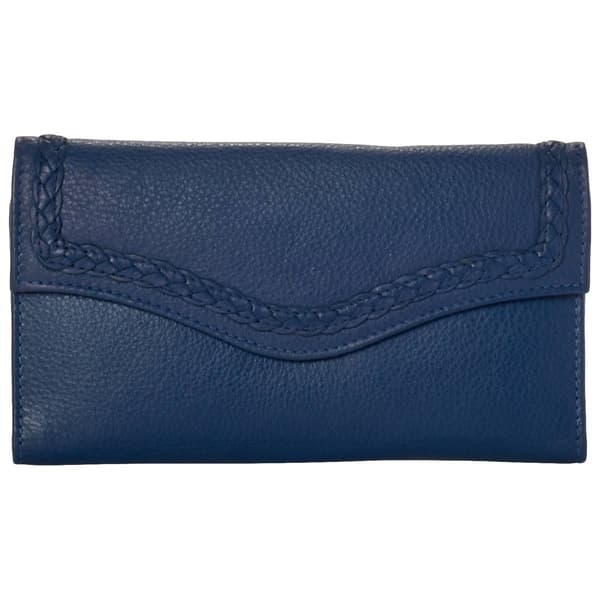 Womens Great American Leatherworks Flap Frame Clutch Wallet - image 