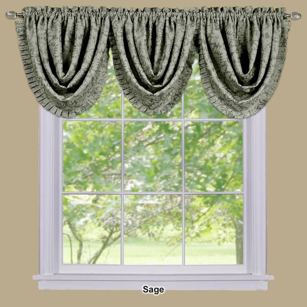 Achim Sutton Waterfall Pleated Valance - 48x36