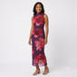 Juniors Madden Girl Mesh Funnel Neck Midi Dress - Purple - image 1