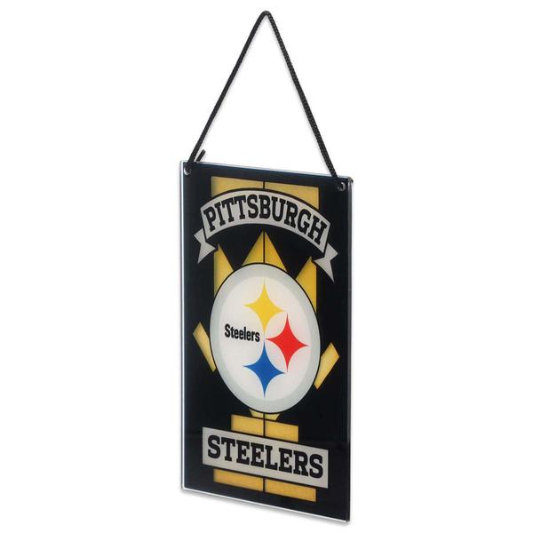 Open Road Steelers Logo Small Hanging Acrylic Wall Decor