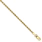 Gold Classics&#40;tm&#41; 10kt. 2mm 7in. Diamond-Cut Chain Bracelet - image 1