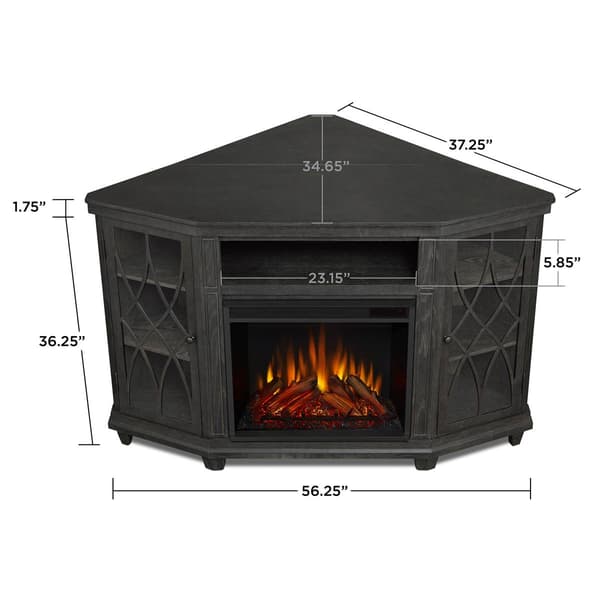 Real Flame Lynette Corner Media Electric Fireplace