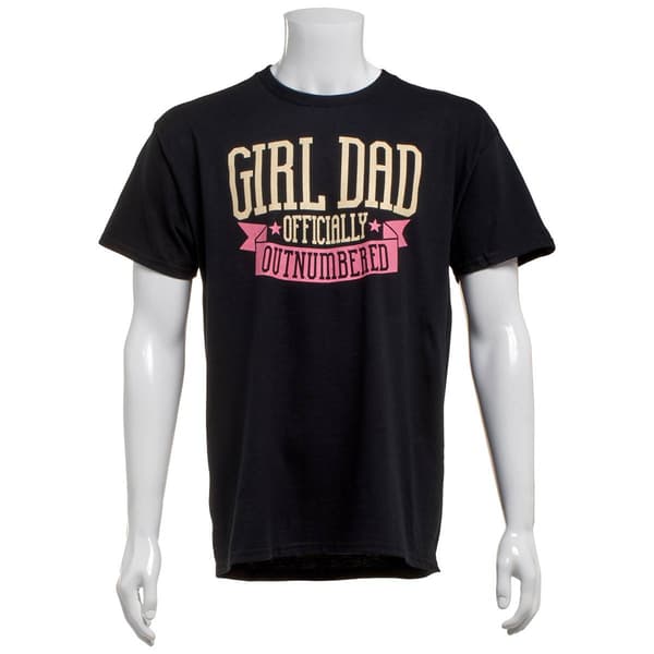 Mens Girl Dad Banner Graphic Tee - image 