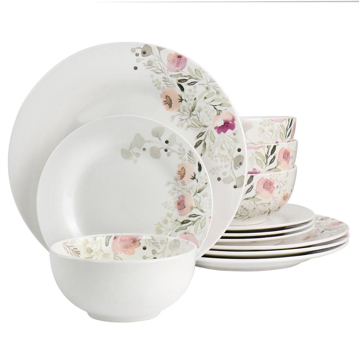 Gibson Lily Garden 12pc. Dinnerware Set