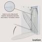 Ivation Wall Mounted Left Side Door Ironing Board w/ Mirror - image 4
