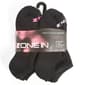 Womens Zone In 6pk. Cushion Low Cut Black Socks - image 2