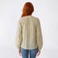 Juniors Wallflower Long Sleeve Coleen Gauze Peasant Top - image 2