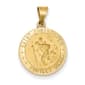 Unisex Gold Classics&#40;tm&#41; 14kt. Saint Christopher Pendant - image 1