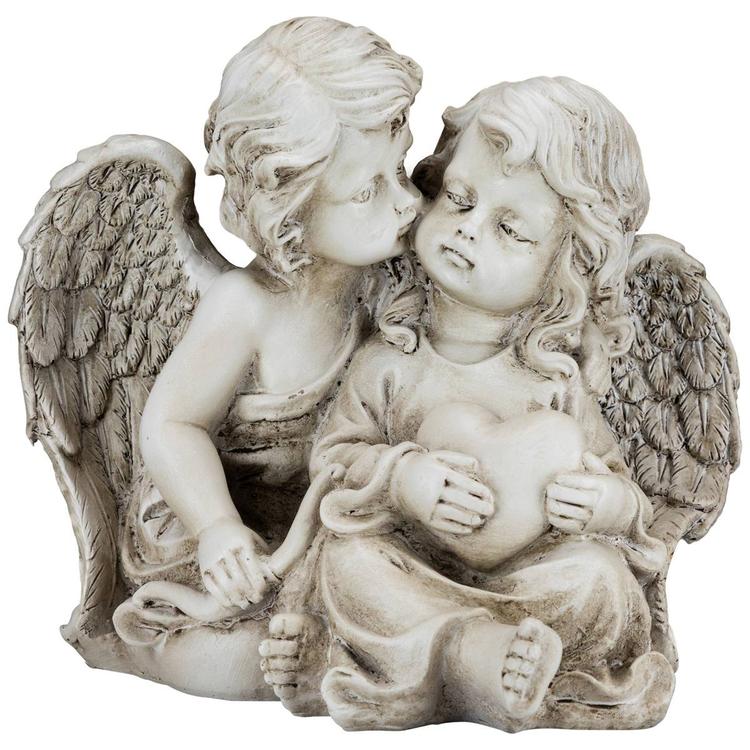 Northlight Seasonal Double Cherubs w/ Heart Statue
