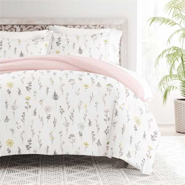 Soft Essentials Ultra Soft Wildflower Reversible Duvet Cover Set