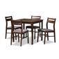 Baxton Studio Lovy 5pc. Wood Dining Set - image 7