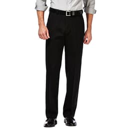 Mens Haggar&#40;R&#41; Premium No Iron Khaki Classic Fit Flat Front Pant