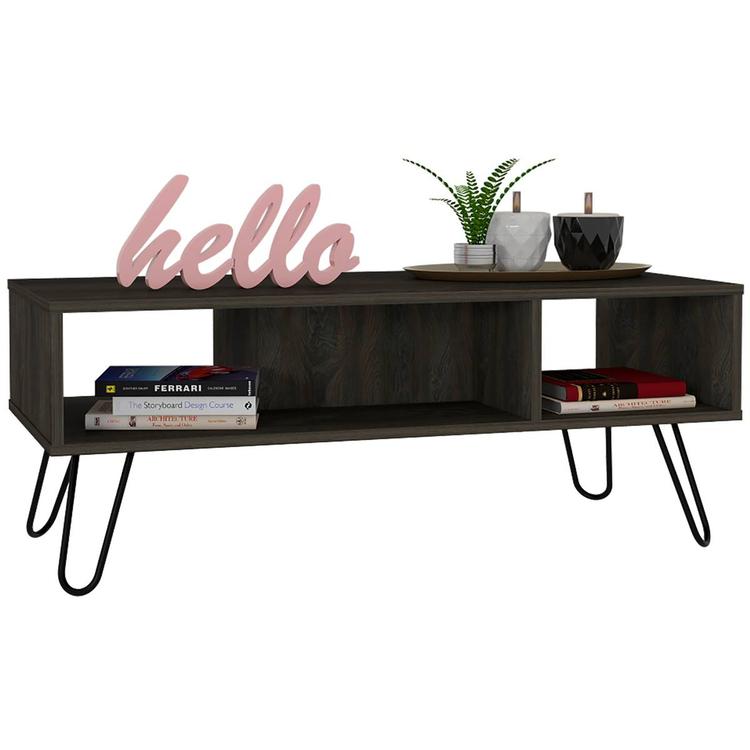 FM FURNITURE Minnesota Charcoal Coffee Table