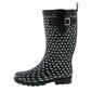 Womens Laila Rowe Stretch Dot Tall Rain Boots - image 2