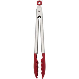 KitchenAid&#40;R&#41; Gourmet Silicone Tipped Sterling Silver Tongs