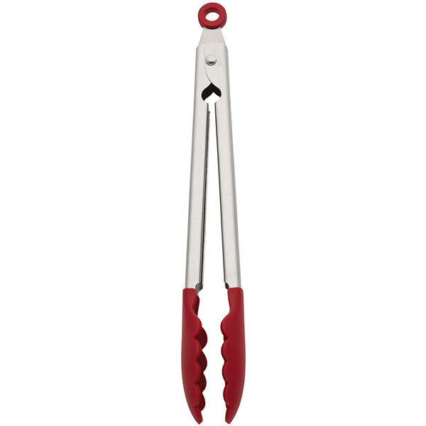 KitchenAid&#40;R&#41; Gourmet Silicone Tipped Sterling Silver Tongs - image 