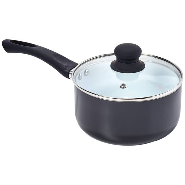 Healthy Living 2qt. Sauce Pan with Glass Lid - image 