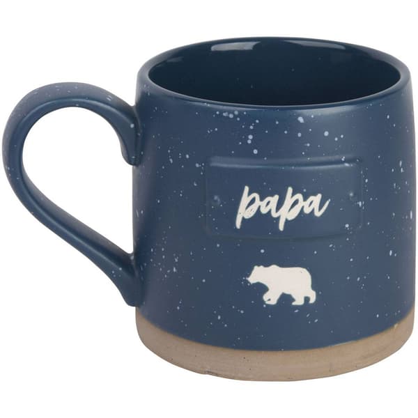 Home Essentials Blue Papa Bear Speckle Mug - image 