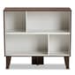 Baxton Studio Senja Two-Tone 4 Shelf Bookcase - image 2