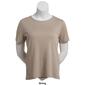 Petite Hasting & Smith Short Sleeve Solid Round Neck Tee - image 9
