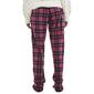 Womens Pillow Talk Plaid Microfleece Footed Pajama Pants - image 2