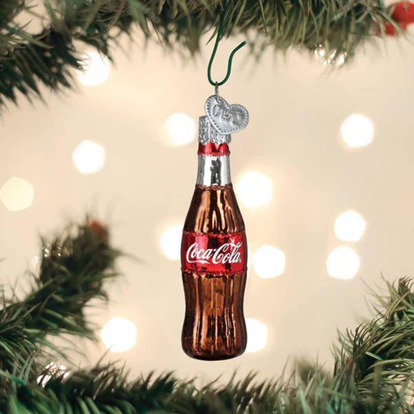 Old World Christmas Mini Coca-Cola(R) Bottle Ornament - image 