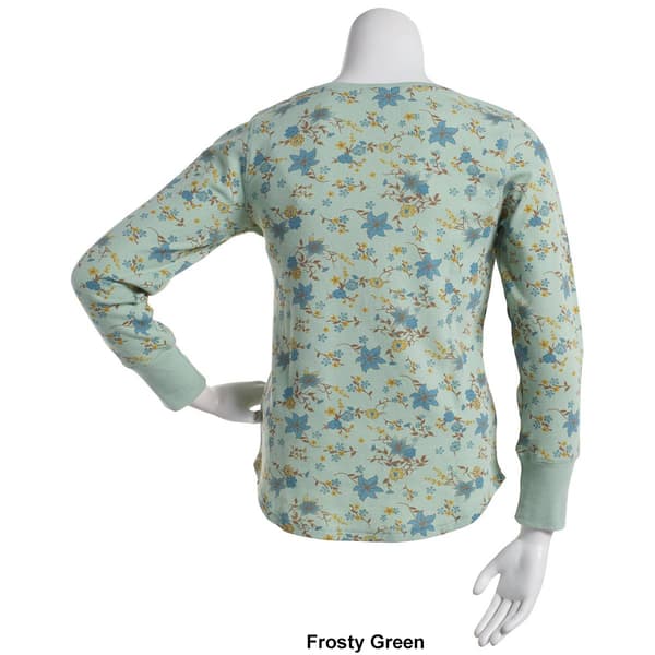 Womens Architect&#174; Long Sleeve Floral Thermal Tee