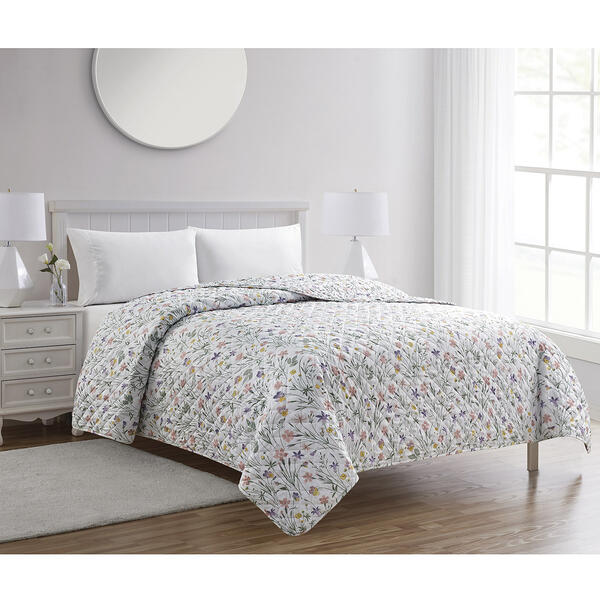 Ashley Cooper&#40;tm&#41; Country Flower Print Quilt - image 