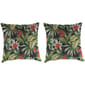 Jordan Manufacturing Square Outdoor Toss Pillows - Tahita Noir - image 1