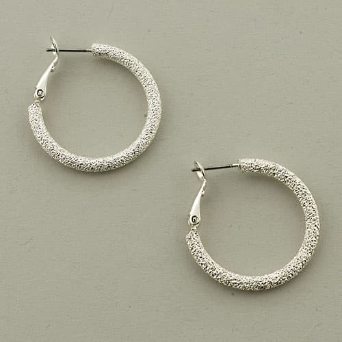 Freedom Nickel Free Hoop Earrings - image 