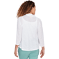 Womens Hearts of Palm Fresh Start Wavy Stripe Cardigan - image 2