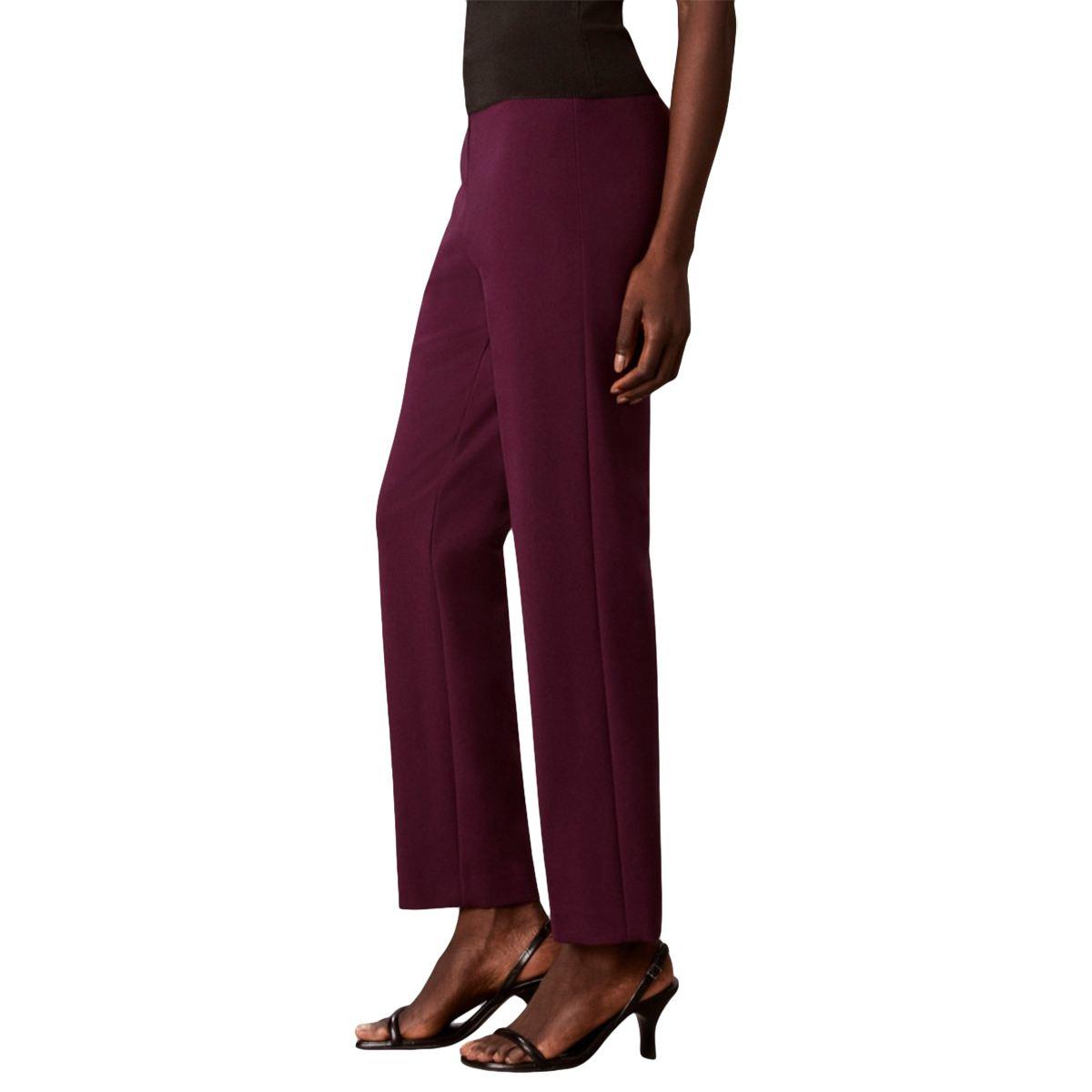 Womens Calvin Klein Pull On Straight Leg Compression Pants