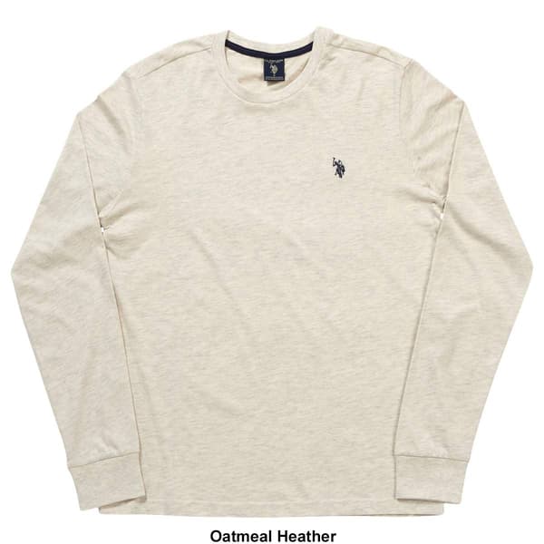 Mens U.S. Polo Assn.® Long Sleeve Crew Neck Tee