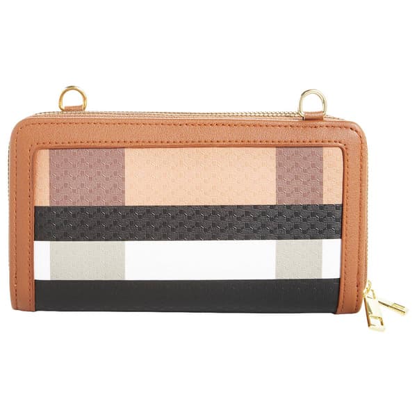 Malibu Skye Plaid Medallion Wallet