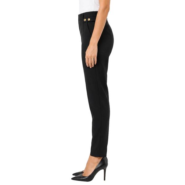 Womens Zac & Rachel Solid Pull On Slim Leg Pants