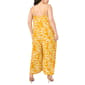 Plus Size MSK Sleeveless Tropical Leaf Challis Jumpsuit - image 2
