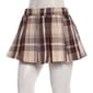Juniors Jolie & Joy Plaid Pleated Twill Skort - Brown - image 2