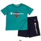 Boys &#40;4-7&#41; Champion&#174; Graphic Tee & Signature Shorts Set - image 2
