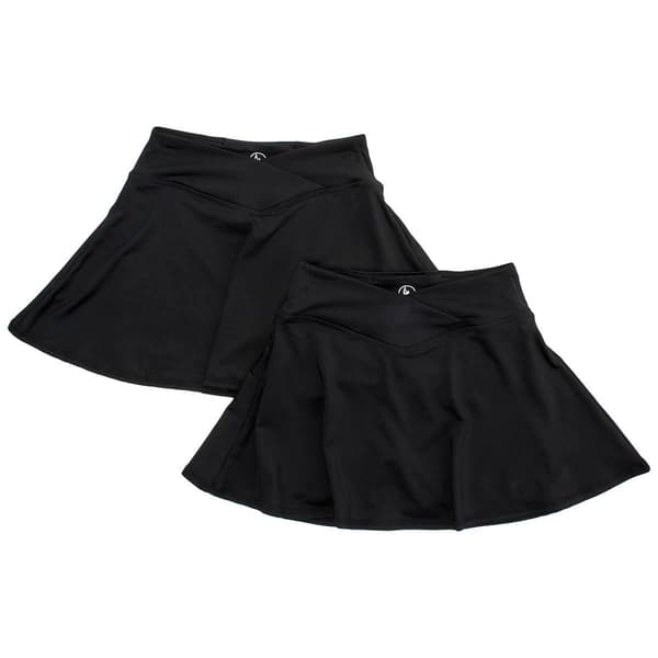Girls (7-14) 90 Degree by Reflex 2pk. Summer Skort - image 