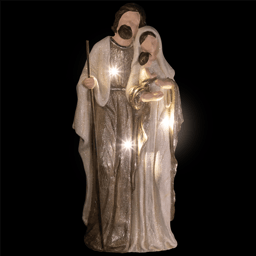 Northlight Lighted Glittery Holy Family Christmas Decoration