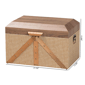 Baxton Studio Kande Woven Exterior Storage Trunk - image 11