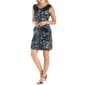 Womens 24/7 Comfort Apparel Floral Shift Dress - image 3