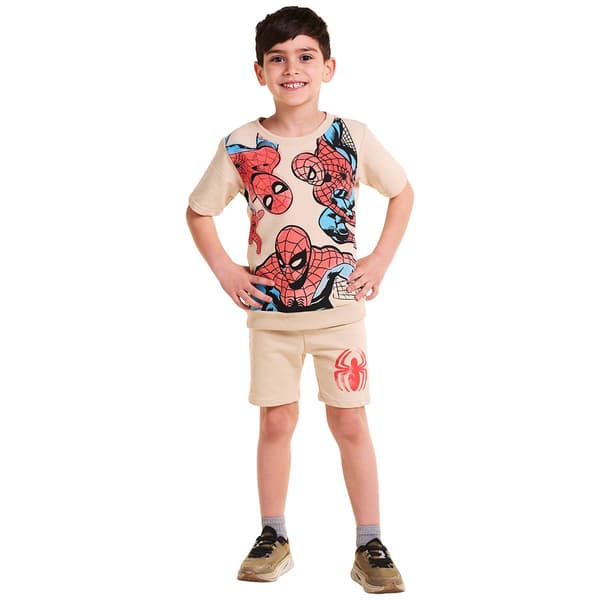 Boys (4-7) Marvel Spider-Man 2pc. French Terry Tee & Shorts Set