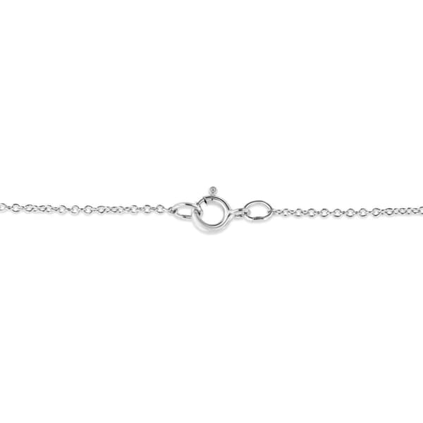Haus of Brilliance Sterling Silver Diamond Accent Circle Pendant