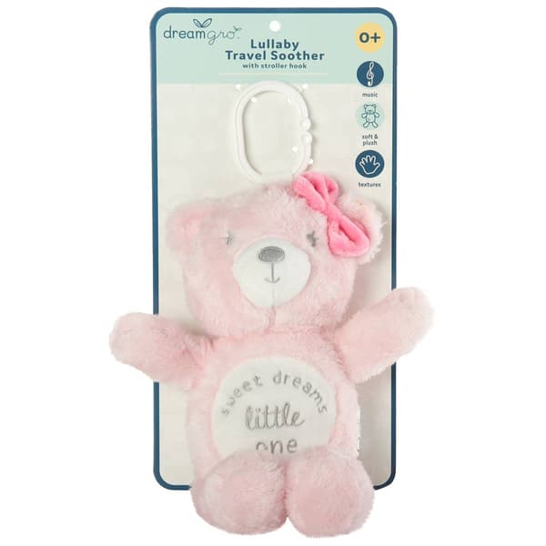dreamgro&#40;tm&#41; Sweet Dreams Bear Music Travel Soother w/ Hook - image 