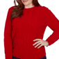 Womens Alfred Dunner Classics Cable Knit Chenille Sweater - image 5