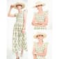 Womens MNK Ruffle Sleeve Smock Waist Fit & Flare Dress - image 4